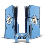 MAN CITY FC 2024 CHAMPIONS VINYL SKIN DECAL FOR PS5 SLIM DISC EDITION BUNDLE