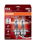 Halogenlampa H4 Night Breaker Laser Next Gen (2-Pack) Osram