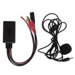 Bil Bluetooth 5.0 Trådlös Modul 1.5m Kabel Handsfree Mikrofon för Clarion 2RCA Ljudport