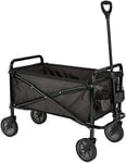 Amazon Basics Collection d’outils de jardin - Chariot d’extérieur pliable pour jardinage avec housse protectrice, Noir