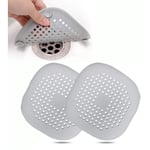 Beijiyi - 2Pcs Protection de Drain de Silicone, Filtre Evier de Cuisine avec Ventouse, Filtre de Couverture de Drain de Baignoire, Filtre D'éVier de