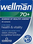 Wellman Vitabiotics 70+, 30 Count Pack of 1, Free From Artificial Preservatives