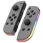 Manette compatible avec Nintendo switch, Manette sans fil Bluetooth Joy-Con Contrôleurs Gamepad (contrôleur non officiel) - GRIS