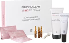 Bruno Vassari Global Firming Care Treatment Set Bruno Vassari: Bio Ceuticals, Green Tea, Exfoliating Powder, X3 Pcs + Bio Ceuticals, Vitamin C, Ampoules Treatment Serum, X3 Pcs + Bio Ceuticals Stay Tight, Cream Mask + Bio Ceuticals Lift Intensive, C