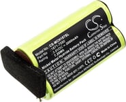 Kompatibelt med Moser ChromStyle 1871, 3.6V, 2000 mAh