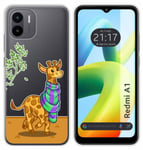 Housse En Silicone Transparent Pour Xiaomi Redmi A1 Design Girafe Dessins