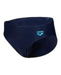 arena Garçon Boy's Swim Briefs Graphic Slip de bain, Navy-martinica, 6-7 ans EU