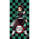 Demon Slayer Tanjiro Bath Beach Towel 140 x 70 cm. 100% COTTON  Manga Anime