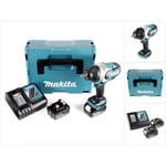 Makita - dtw 1002 rfj 18 v Li-Ion Brushless Boulonneuse à chocs sans fil avec Boîtier Makpac + 2x Batteries bl 1830 3,0 Ah + Chargeur rapide dc 18 rc