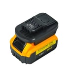 Dewalt Milwaukee 18v 20v Litium-jon Batterikonverter Adapter till Worx 18v Litium Batterier Elverktyg