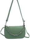 Puccio Pucci Women's TRLBC100169 Leather Bag, Water Green, 26x16x8