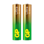 2 GP Ultra Alkaline AAA Batteries G-Tech LR03 1.5V Industrial bulk EXP 2033