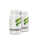 2 x Vegansk B12 - 100 kapslar - Body Science Vitamin B12 - Kosttillskott för B12-brist