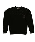 Timberland Boys Boy's Juniors All Over Print Crew Neck Jumper in Black Cotton - Size 15-16Y