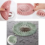 Bouchons Anti-Cheveux En Silicone Durable, Filtre Évier Cuisine, Filtre À Évier, Grille Pour Evier Cuisine, Faciles À Nettoyer Et À Installer 13.5x13.5cm 4 Pcs Rose, Vert, Gris, Bleu.