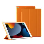 Étui Compatible avec iPad 10,2 Pouces, 9/8/7e génération (2021/2020/2019), Fin, léger, Triple Pliage, Smart Case, arrière en PC Dur pour iPad 10,2"