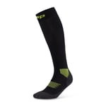 CEP Core Run Socks Tall 5.0 Svart / Grön - Handla nu på Loparshop.se!