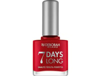 Deborah Deborah, 7 Day Long, Vitamins, Quick-Dry, Nail Polish, En876, Iconic Red, 11 Ml For Women