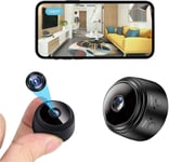 Mini Camera Espion Sans Fil 1080P Camera Espion Wifi Carte Sd 64 Go Mini Camera Surveillance Détection De Mouvement Bébé Camera Interieur/Exterieur Miniature Base Adsorption Magnétique