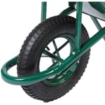 Roue pour brouette pneu en caoutchouc 40 cm