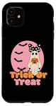 Coque pour iPhone 11 Trick Or Treat Girl Retro Halloween Fantôme