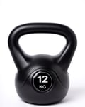 LEVITY Premium Fitness Plastic Kettlebell 12kg