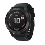 Silikonarmband Garmin Fenix 7X Pro svart