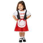 Amscan 9916779 - Girls Officially Branded World Book Day Little Red Riding Hood Kids Fancy Dress Costume Age: 8-10yrs