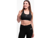 Nike Sport-Bh Nike Swoosh Nesium Support Svart Dx6821 010 Xl