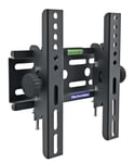 BLACK UNIVERSAL TV MOUNTING BRACKET WITH TILT, FOR SCREENS 24" TO 42"