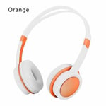 orange Y2k-Écouteurs filaires souples pour enfants, casque supra-auriculaire pour enfants, écouteurs de musique pour téléphone ISub et PC, 3.5mm ""Nipseyteko