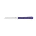 Couteau office N°113 lame crantée inox 10 cm violet Opinel