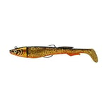 Berkley Powerbait Power Sardine - Leurre Souple Polyvalent Texan pour la Pêche en Mer, Founit avec deux Paddle pour le Lieu, Bar, et autres Carnassiers, Blackminnow FIIIsh