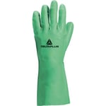 Gants Nitrex 802 - DELTA PLUS - Taille 8/9 - Gant nitrile floqué - Protection chimique - Verre