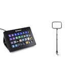 Elgato Stream Deck XL & Key Light, Professional Studio LED Panel with 2800 lumens, Colour Adjustable, App-Enabled, for PC and Mac, Metal Desk Mount