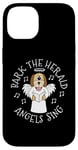 iPhone 14 Bark The Herald Angels Sing, Christmas Dog Carol Singer Case