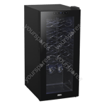 Sealey Baridi 18 Bottle Wine Fridge &amp; Cooler - Black