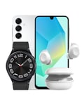 Samsung Galaxy A16 4GB 128GB 5G (Brand New) + Galaxy Watch 6 Classic R950 + Galaxy Buds FE R400 (Bundle Deal)