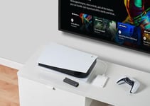 Sony, PlayStation 5 Édition Numérique, PS5 avec 1 Manette Sans Fil DualSense + Seagate Game Drive pour PS5, 2 to, SSD Interne NVMe –jusqu'à 7 300 Mo/s avec dissipateur de Chaleur