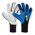 Rinat Gant de Gardien de But Kronos 10:22 Turf Adulte Bleu Taille 7