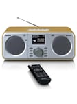 Lenco DIR-141WD radio - Wood/Silver - DAB+/FM - Stereo - Sølv