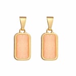 Gold Plated Moonstone Drop Earrings