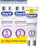 Oral-B Pro 3D White Clinical Intensive Whitening Radiant White Toothpaste 75ml (Pack of 2)