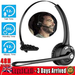 Noise Cancelling Bluetooth Headphone Headset Mic With For Trucker Truck Driver