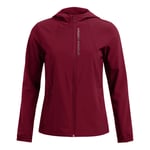 Under Armour Outrun The Storm Jacket Veste Running Femmes - Rouge Foncé