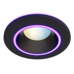 Smart Hem LED Downlight 2700-6500K + RGB Svart IP44