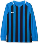 Nike Striped Division III LS Maillot Enfant Royal Blue/Noir/Blanc/Blanc FR : XS (Taille Fabricant : XS)