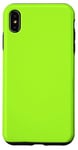 Coque pour iPhone XS Max Couleur vert citron simple