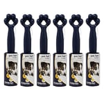 KORBOND Pet Lint Rollers - 6 Pack Lint Remover Rollers - 198 Sticky CITRUS SCENTED Sheets– for ALL FABRIC TYPES- Removes Pet Hair & Fluff -NO RESIDUE