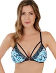 Lepel Womens Adventure Bay Triangle Top Blue Multi - Size X-Small